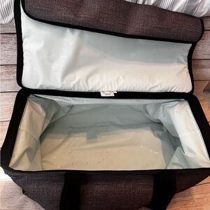 Thirty-One Black and Gray Thermal Storage Bag